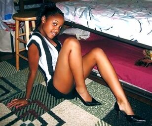 Ebony youngster sweethearts posing