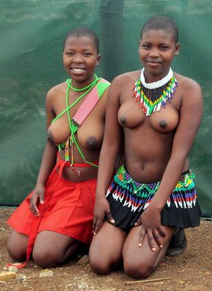 Big-titted nude african damsels..