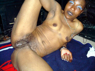 The Thin African whore, this mature