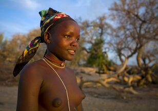 Mukubal Woman, Virie Area, Angola..