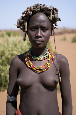 These little girl nude African