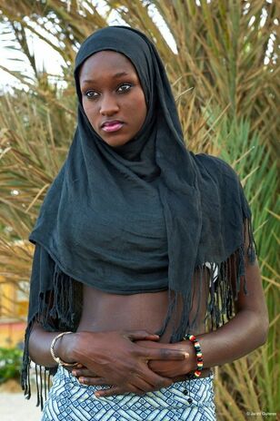 African Hijab Porn - African teen girl pussy